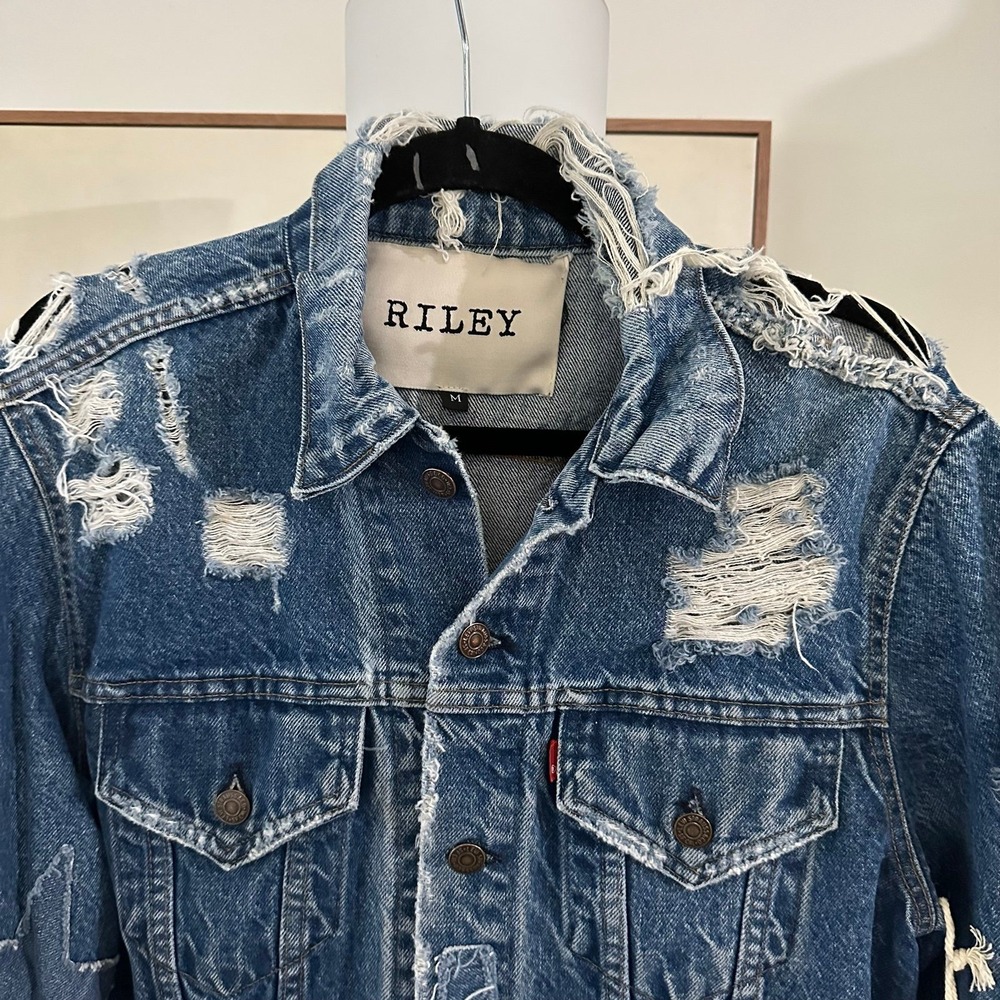 NWT Riley Denim jacket M - Picture 2 of 6